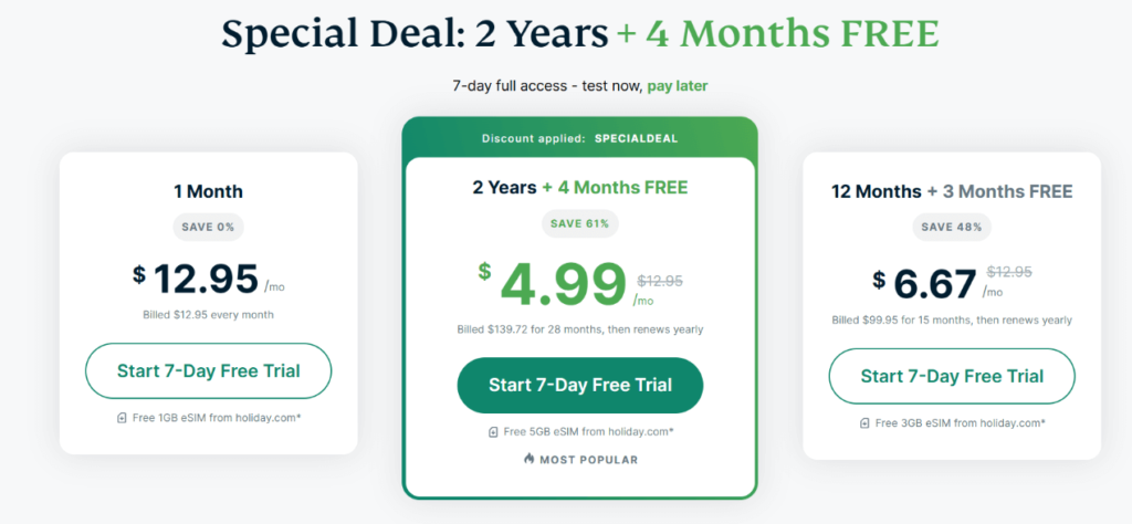 expressvpn pricing plan